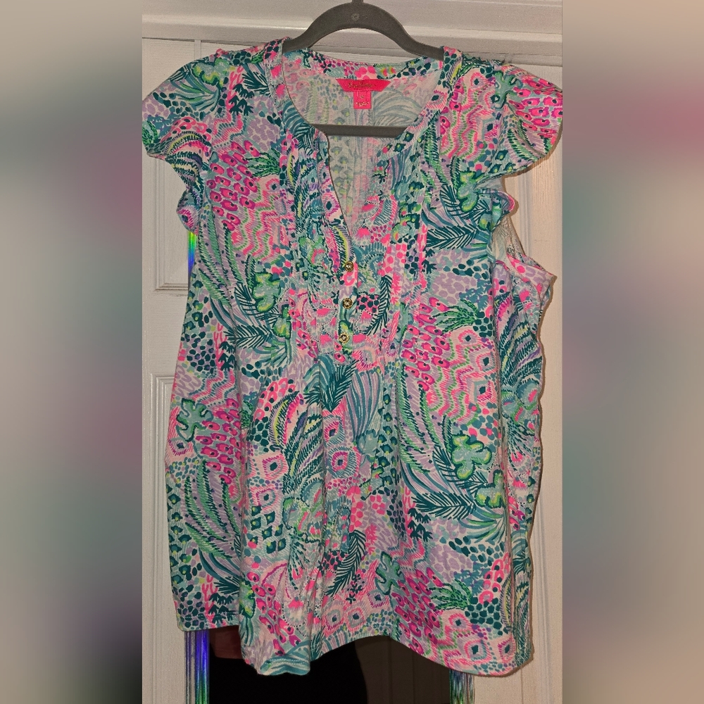 Goulda Vneck Blouse